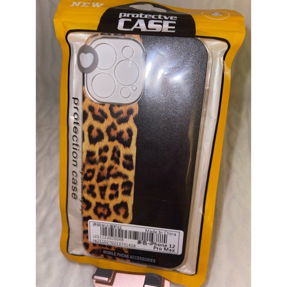 Colorblock Leopard Print iPhone 12 Pro Max Case 🖤 - Picture 14 of 17